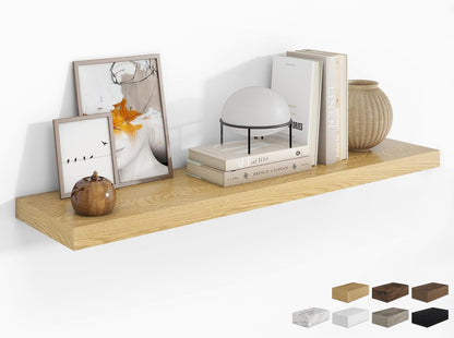 RICHFOCUS 48Inch Floating Shelves for Wall 1 Pack Shelves for Bedroom|Kitchen|Bathroom Wall Mounted