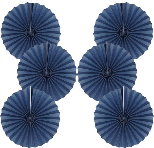 Blue Party Decorations,Blueberry Party Decorations Decorations Party Paper Fans Bulk