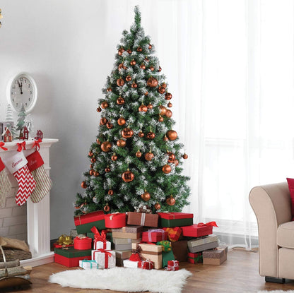 PREXTEX Christmas Tree Ornaments - Copper Orange Christmas Ball Ornaments Set for Christmas