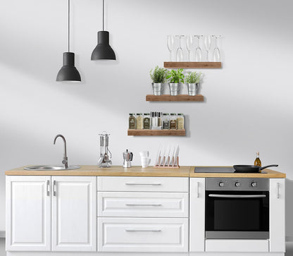 Sorbus Floating Shelves for Wall, Bathroom Shelves Wall Mounted for Kitchen, Bedroom, Bathroom
