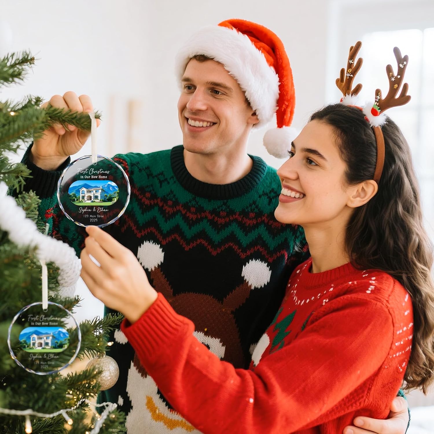 House Warming Gifts New Home Ornament Personalized First Home Christmas Ornaments 2025, New Home