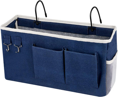 Bedside Storage Caddy/Bedside Hanging Storage Bag for Headboards Bunk Beds Dorm Rooms Book Phone