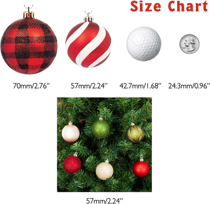 Every Day is Christmas Ornaments, Shatterproof Christmas Tree Ornament Set, Christmas Balls