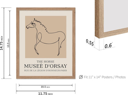 Poster Master Vintage Poster - Retro Minimalist Print - Gift for Artist, Friend - Horse, Line