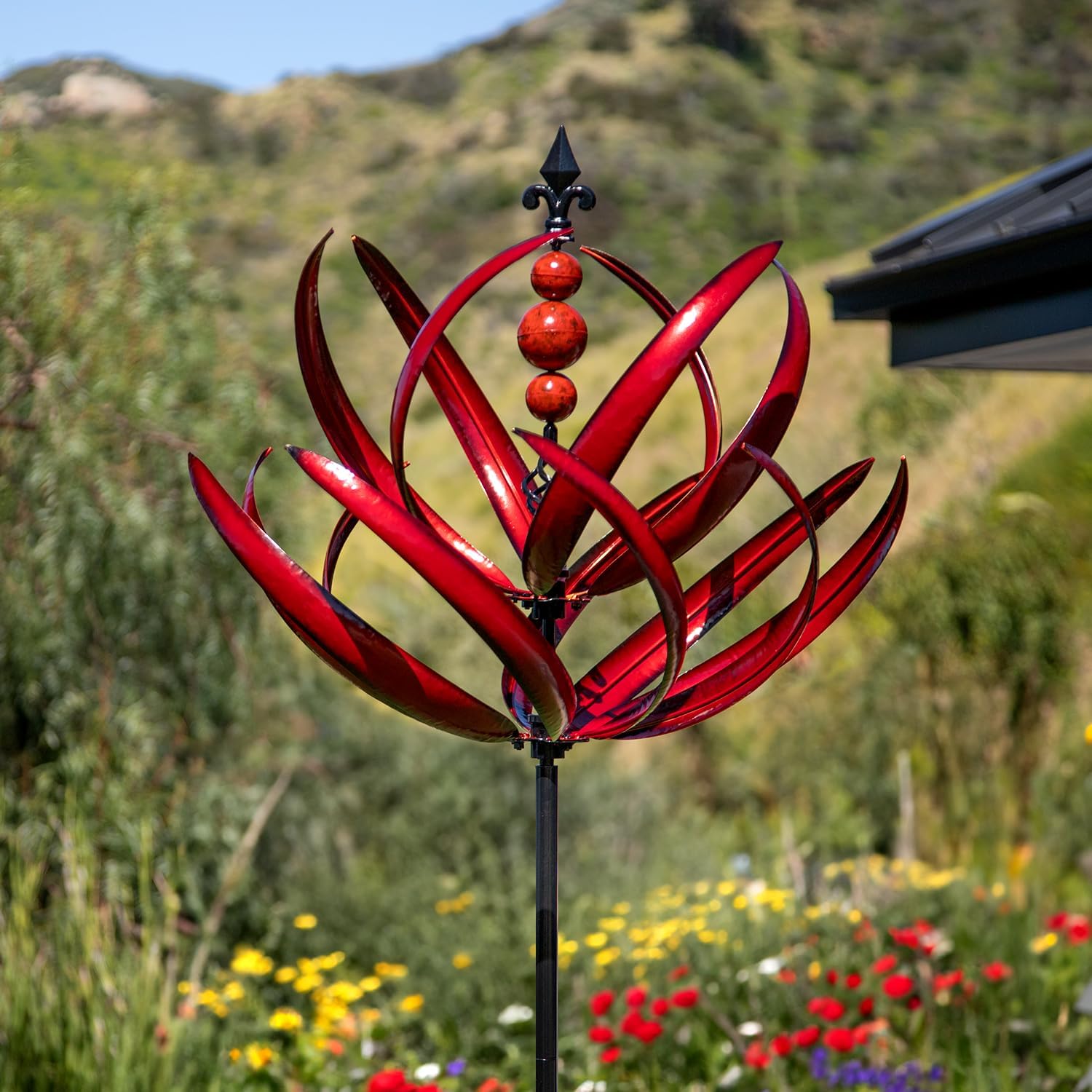 Yard Garden Wind Spinners - 91" Height Extra Large Wind Spinners Outdoor Metal, Kinetic Wind