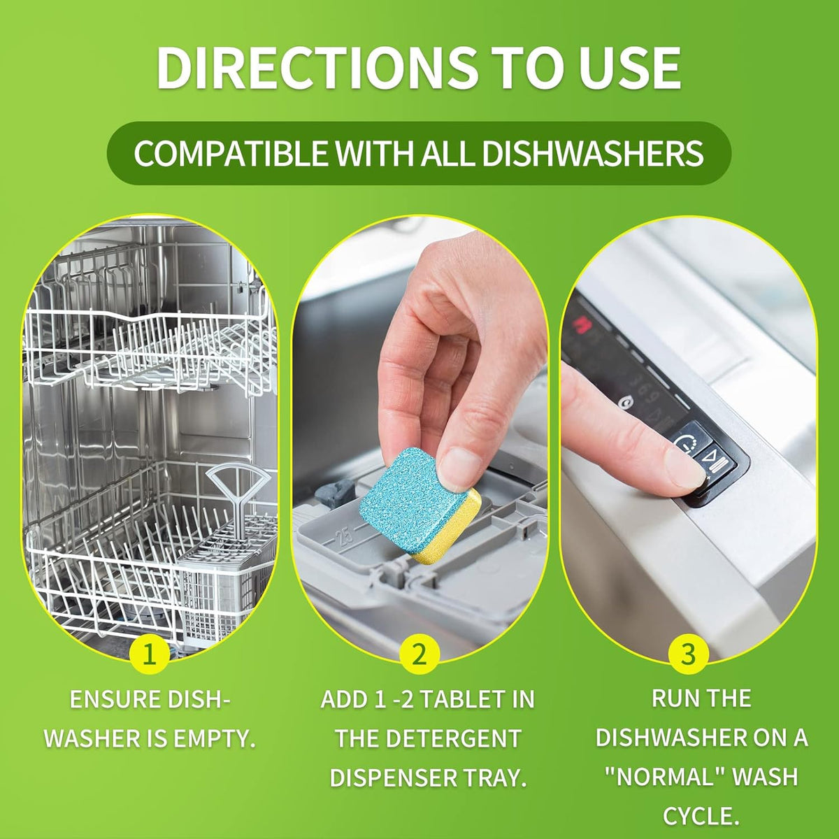 NATRUTH Dishwasher Cleaner And Deodorizer Tablets -30 Pack for Deep Cleaning, Deodorizing &