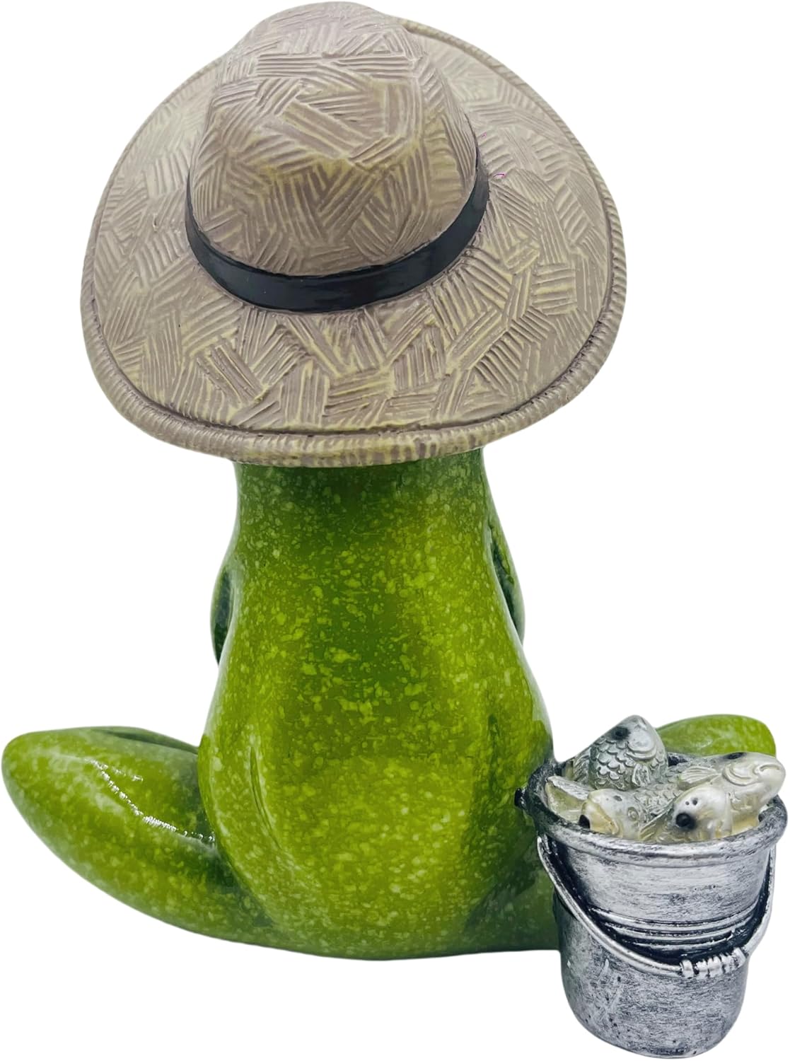 Frog Fishing Decor, Summer Garden Statues, Ocean Beach Decorations, Home Bookshelf Desktop Statues