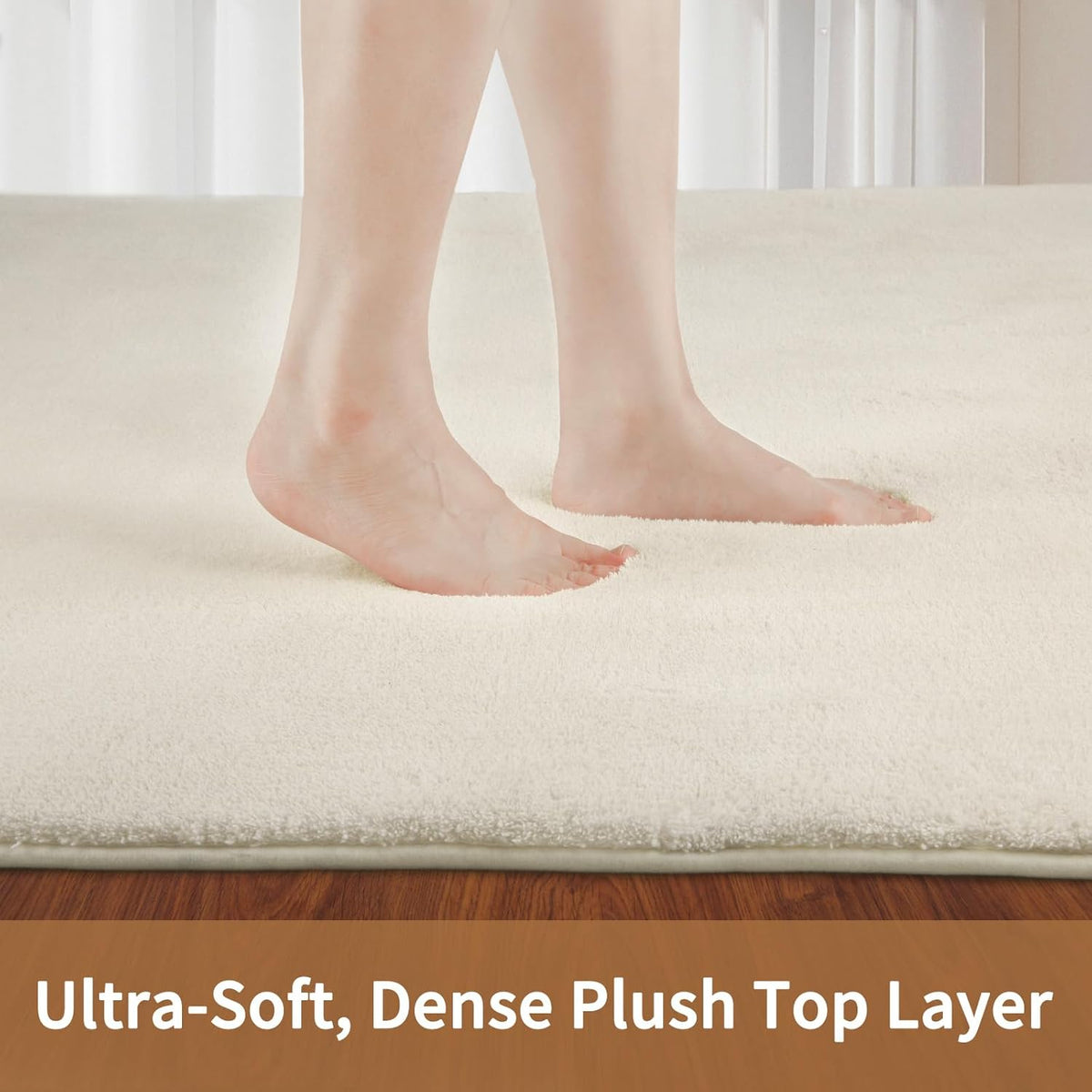 Sour Lemon 9x12 Area Rugs for Living Room, Soft Large Area Rug Fluffy Rugs for Bedroom，Machine