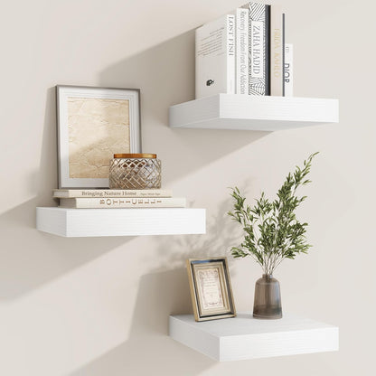 fuqing Floating Shelves for Wall, Bathroom Shelf Wall Mounted for Storage, Shelves with Invisible