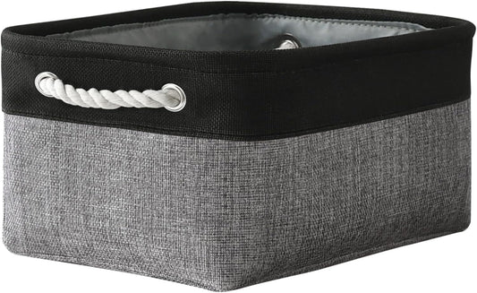 TheWarmHome Storage Basket for Organizing - 1 Pack 14x10x6.7 inch Collapsible Storage Bins for