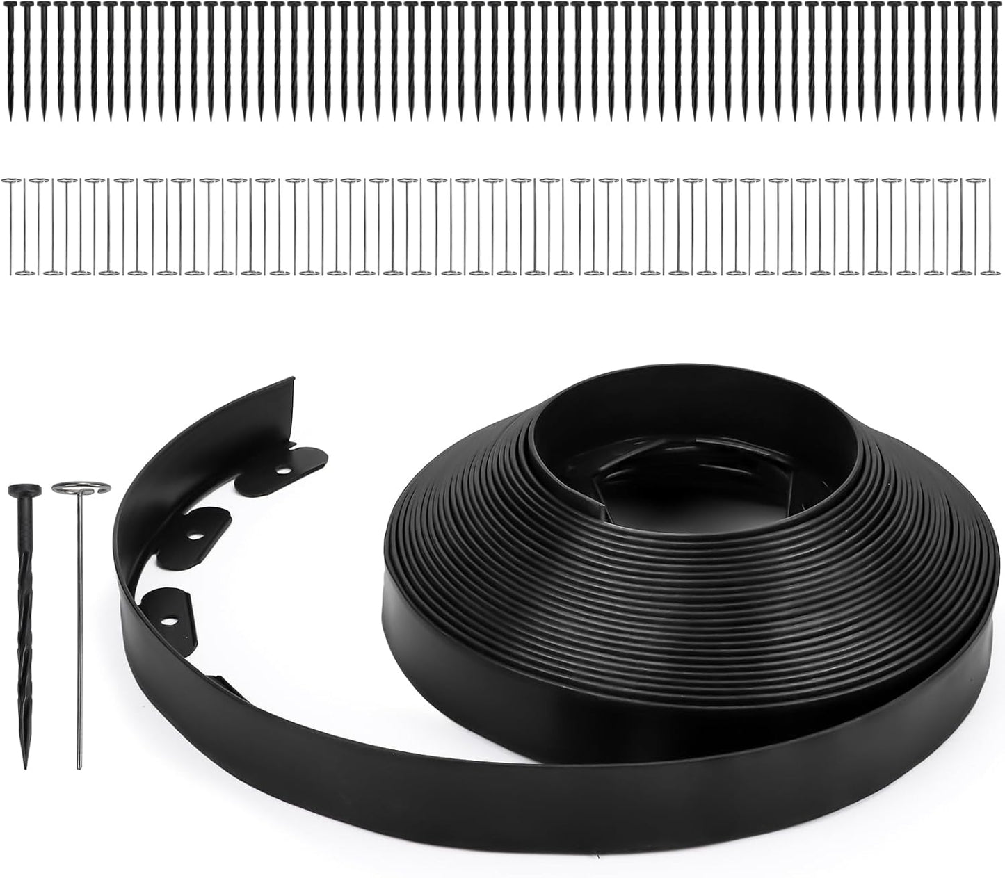 Greaner Edging for Landscaping 2 Inch Tall, 66FT Garden Edger Border, Landscaping Edging Border