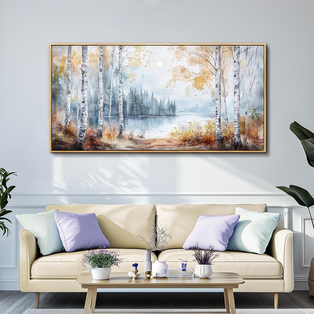 PHAOHUAXM Large Canvas Wall Art For Living Room Wall Decor For Bedroom Office Decorations Trees