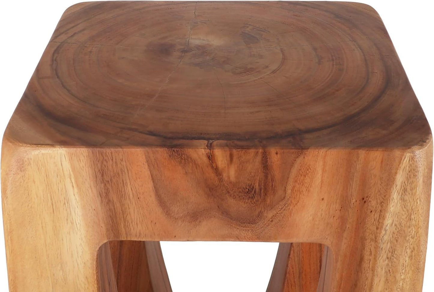 Rutledge & King Wooden End Table - Unique Wooden Side Table - Mid Century Side Table - Small Accent