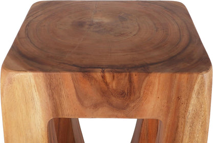 Rutledge & King Wooden End Table - Unique Wooden Side Table - Mid Century Side Table - Small Accent