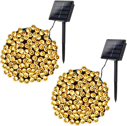 Joomer Solar Christmas Lights Outdoor, 2 Pack Total 144FT 400 LED 8 Modes Waterproof Solar