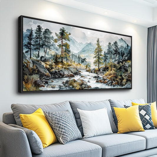 PHAOHUAXM Large Wall Art For Bedroom Wall Decor For Living Room Office Decoration Rivulet View