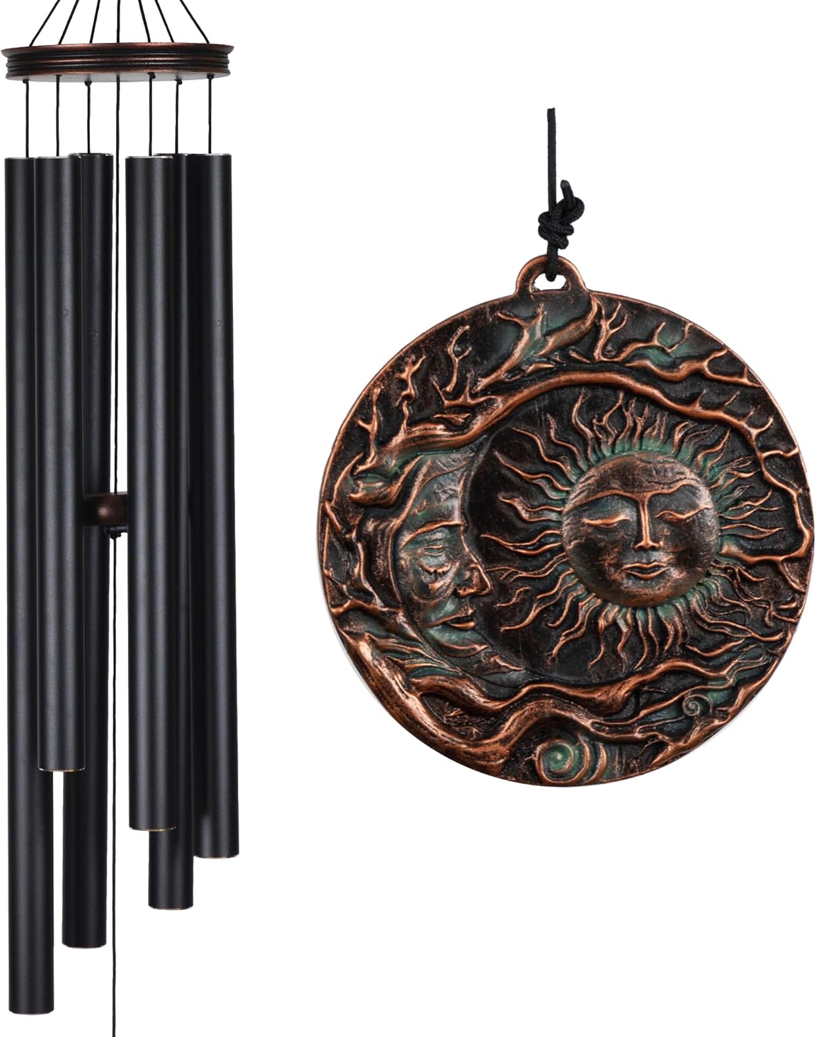 Vanquer Large Wind Chimes for Outside Deep Tone - 46'' Wind Chimes Outdoor Clearance, Memorial