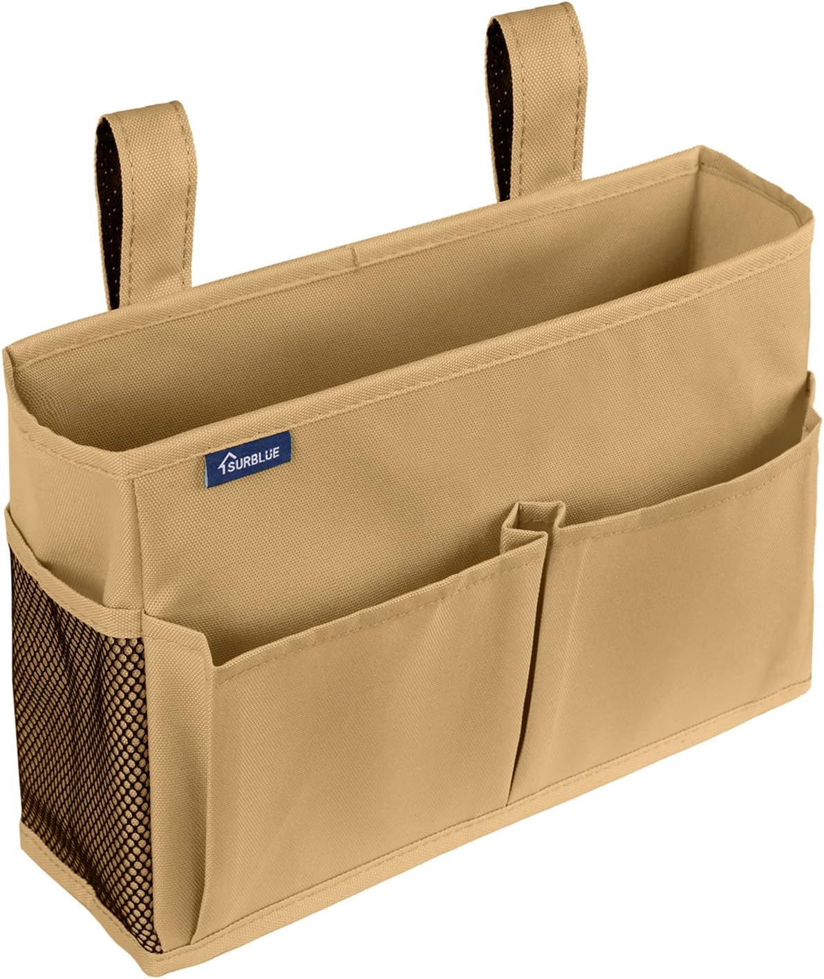 Surblue Bedside Caddy Hanging Organizer Bedside Storage Bag for Bunk and Hospital Beds (Small