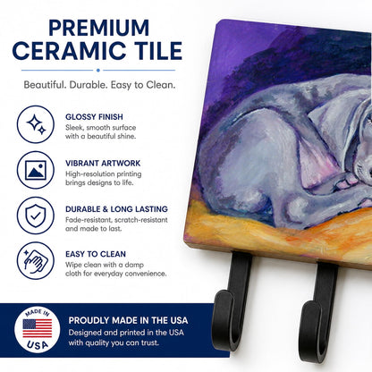 Caroline's Treasures 7354TH68 Weimaraner Snuggle Bunny Leash or Key Holder, Wall Hooks, Key Hooks