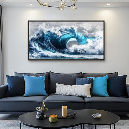 PHAOHUAXM Large Canvas Wall Art For Living Room Wall Decor For Bedroom Ocean Inspiration Wall