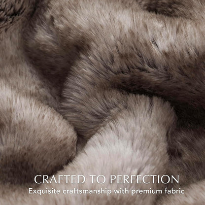 Ultra Soft Luxury Fluffy Mink Faux Fur Throw Blanket, Thick Warm Fall Winter Blankets for Bed