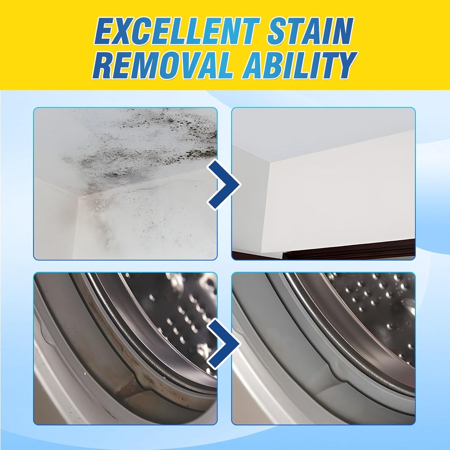AstraVox Home Remover Gel, Washing Machine Cleaner for Washing Machine Seal, Front Load Washer