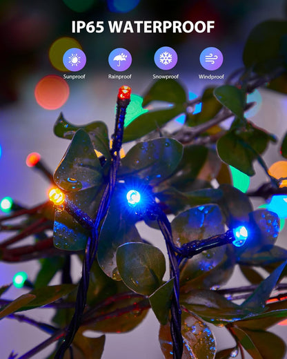 Brightown 2 Pack Solar String Lights Outdoor, Each 46Ft 120 LED Solar String Lights for Outside