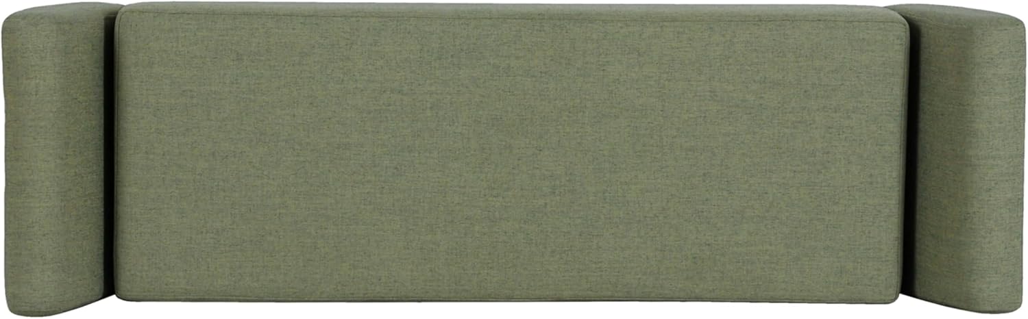 HomePop Modern Storage Bench with Wood Legs Home Décor|Bench with Storage for Living Room & Bedroom