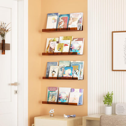 upsimples Acrylic Shelves for Wall Decor, 15" Display Shelf Perfume Organizer for Bathroom