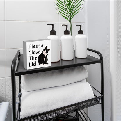 Funny Bathroom Decor, Funny Bathroom Wall Art, Black and White Bathroom Decor, Boho Bathroom Decor