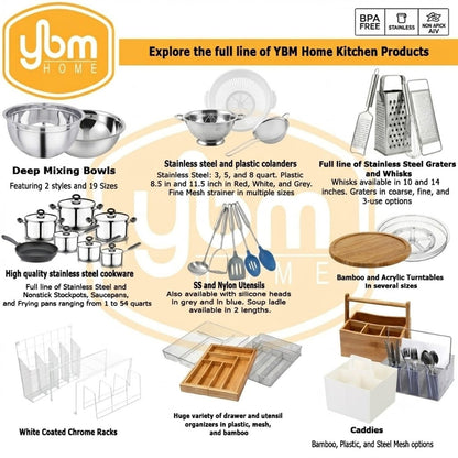 YBM Home Mesh Wire Storage Basket for Shelves, Pantry Organization, and Kitchen - Multipurpose