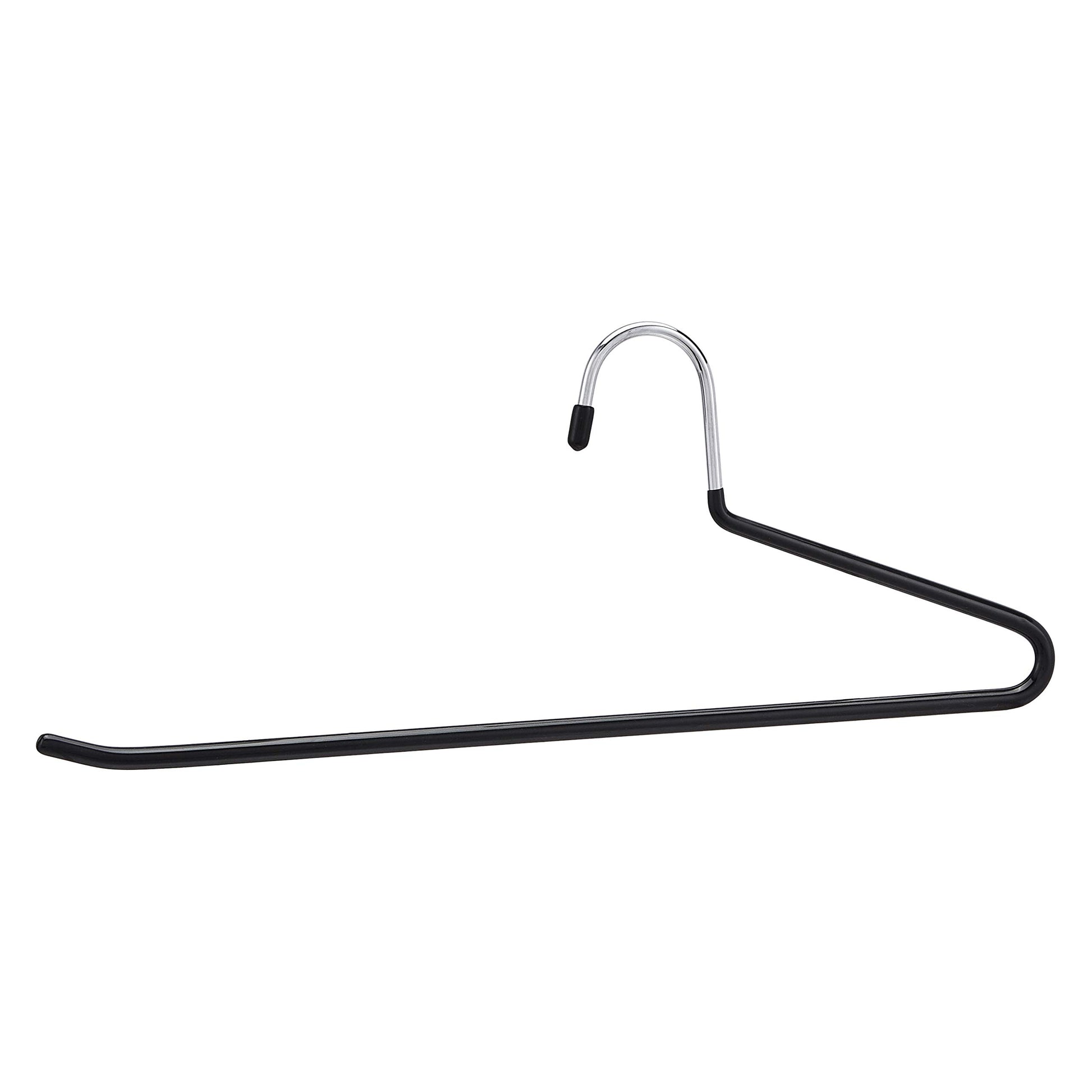 Amazon Basics Non-Slip Trouser/Slack Hangers, Pants Closet Organizer with Easy Slide Design, Metal