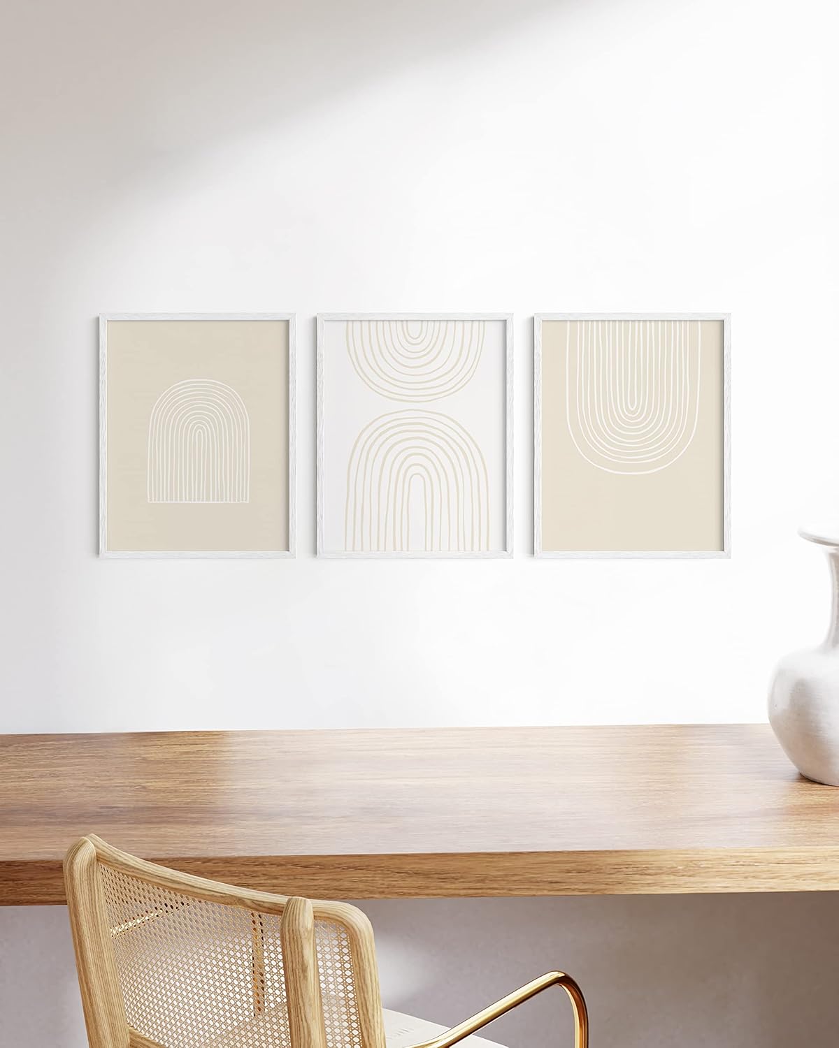 HAUS AND HUES 11x14 White Frames- Set of 3 11x14 Picture Frames White Gallery Wall Frame Set
