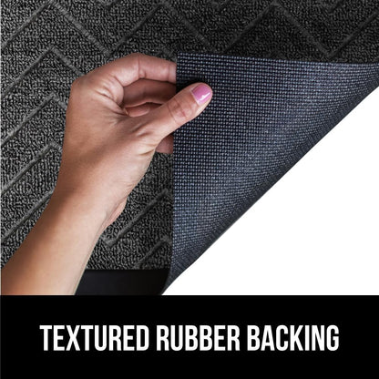 GORILLA GRIP All-Season WeatherMax Doormat, 72x24, Durable Natural Rubber, Stain and Fade
