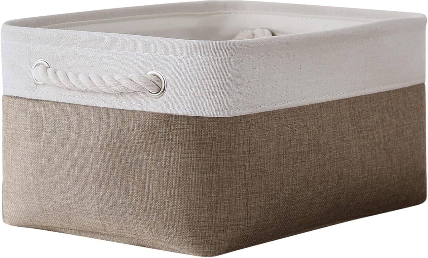 TheWarmHome Storage Basket for Shelves - 1 Pack 14x10x6.7 inch Collapsible Storage Bins Storage