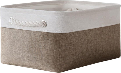 TheWarmHome Storage Basket for Shelves - 1 Pack 14x10x6.7 inch Collapsible Storage Bins Storage