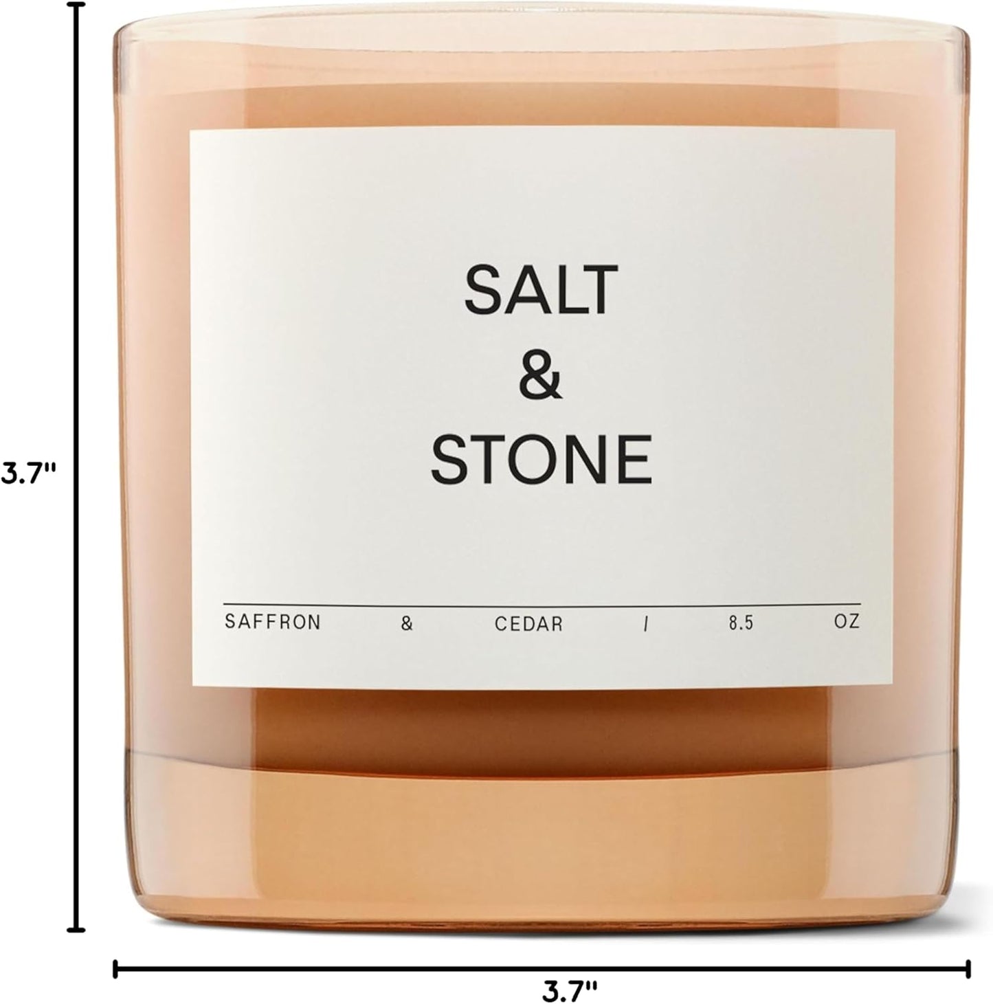 SALT & STONE Scented Candle for Women & Men | Hand-Poured, Aromatic & Fragrant | Coconut & Soy