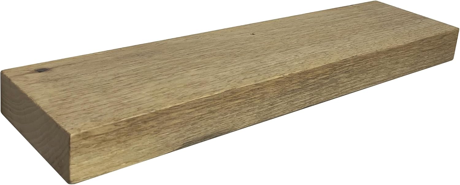 joelsantiques - 30 Inch Wooden Floating Shelves for Wall - 30x6x2 in - Made of Natural Wood - Long
