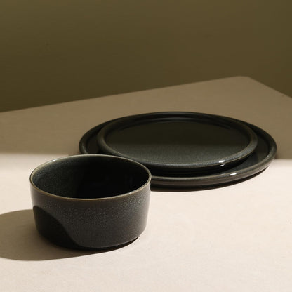 Stone Lain Eden 12-Piece Dinnerware Set Stoneware, Plates and Bowls Set, Dishwasher and Microwave