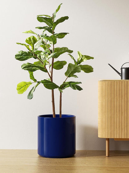 LE TAUCI 12 Inch Pots for Plants, Ceramic Large Plant Pot for Indoor Plants, Mid-Century Modern