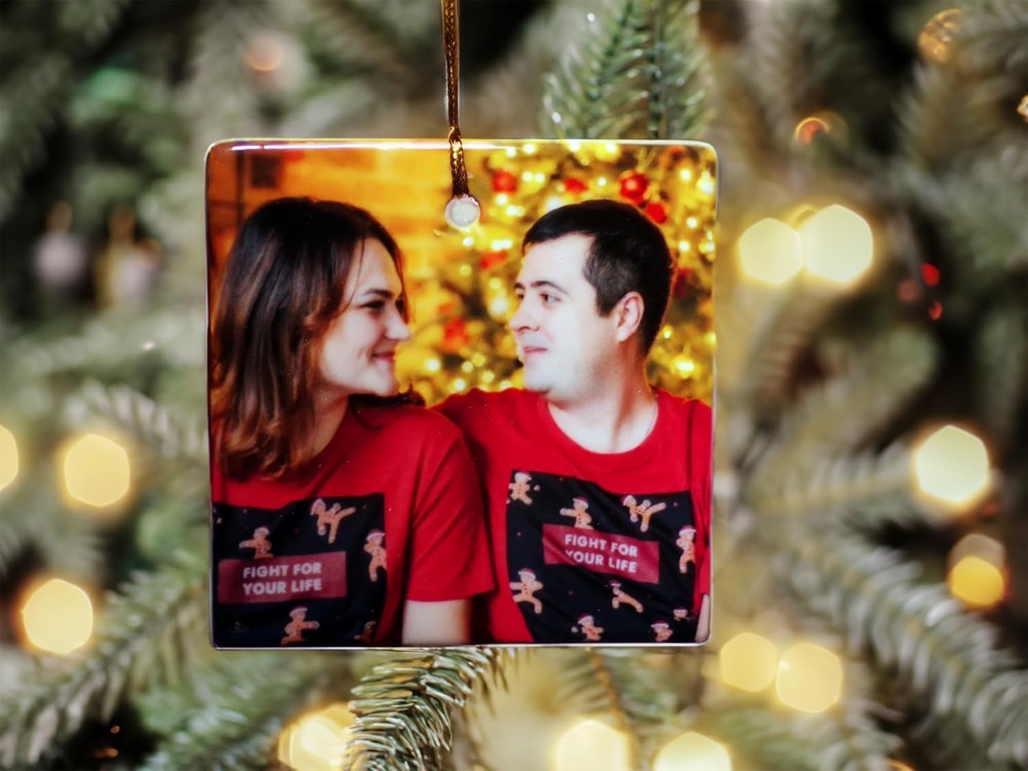 Personalized Christmas Ornament, Add Photo Text or Art Design and Make Your own Customized