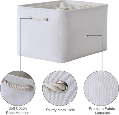 TheWarmHome Organization and Storage Basket for Shelves - Extra Jumbo 3 Pack 20.5x15.8x13.8 inch