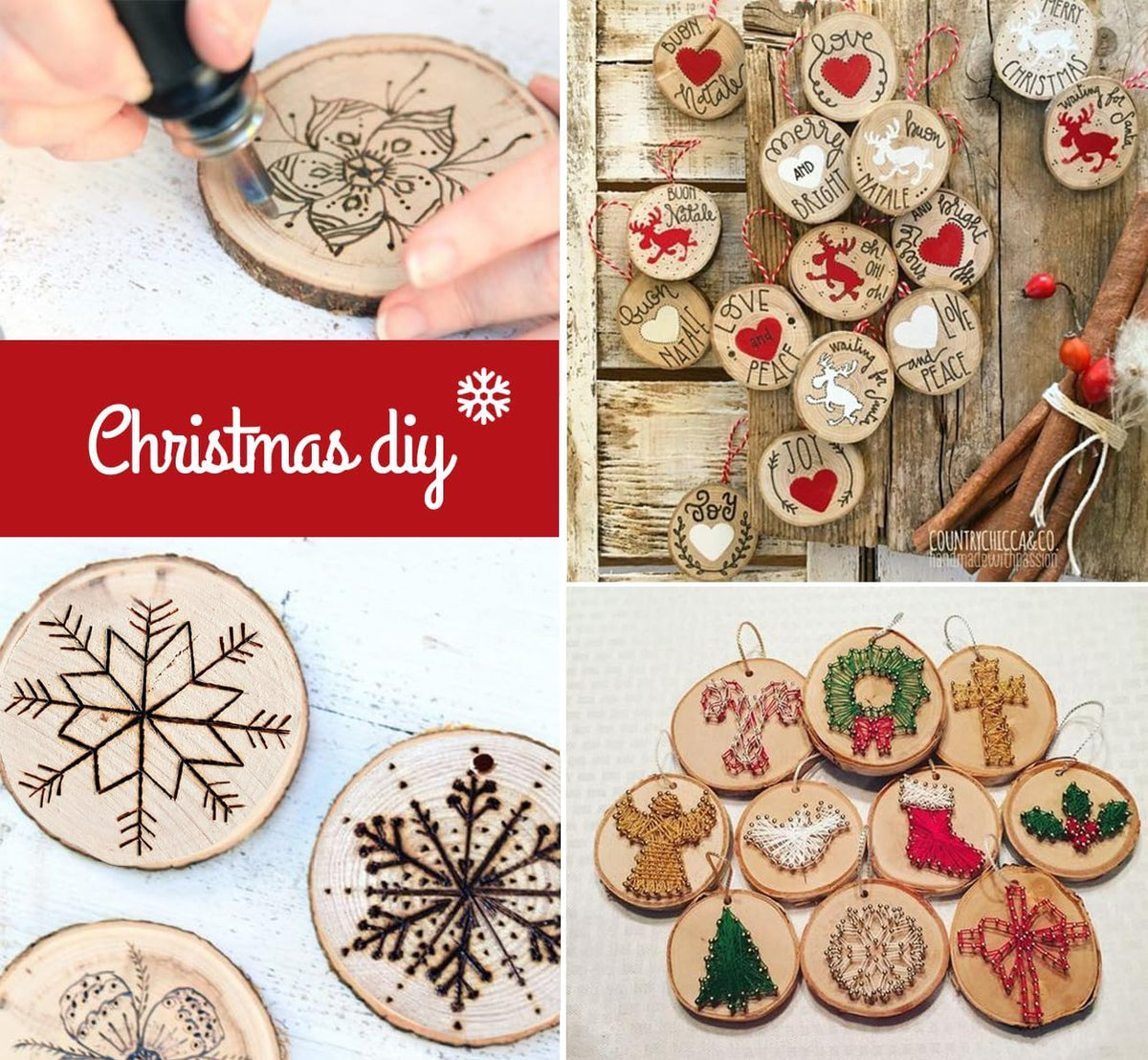 50 Pcs Wood Slices with Hole, 2.3"-2.8" Unfinished Wood, Wood Rounds for Crafts, Wood Crafts, Round