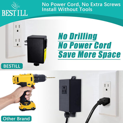 BESTILL Garbage Disposal Air Switch Kit - UL Listed, Cordless Sink Top Switch Button for Waste