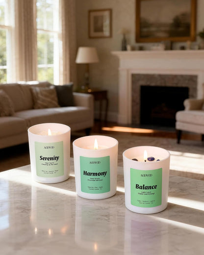 AOOVOO Calm Candles Set for Women - 4 Pack Candles for Home Scented, 28 oz 200 Hour Burn