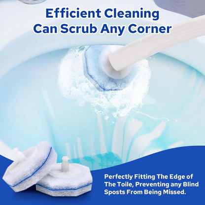 Cecailin® 60pcs Disposable Toilet Brush. Bathroom Cleaning. Disposable Bowl Cleaners Compatible