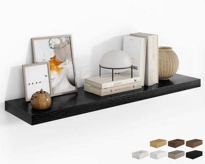 RICHFOCUS 48Inch Floating Shelves for Wall 1 Pack Shelves for Bedroom|Kitchen|Bathroom Wall Mounted