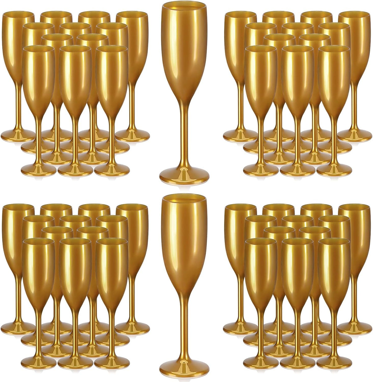 XUWAIDSGN Acrylic Champagne Flutes Toasting Glasses Unbreakable Mimosa Bar Reusable Wine Glasses