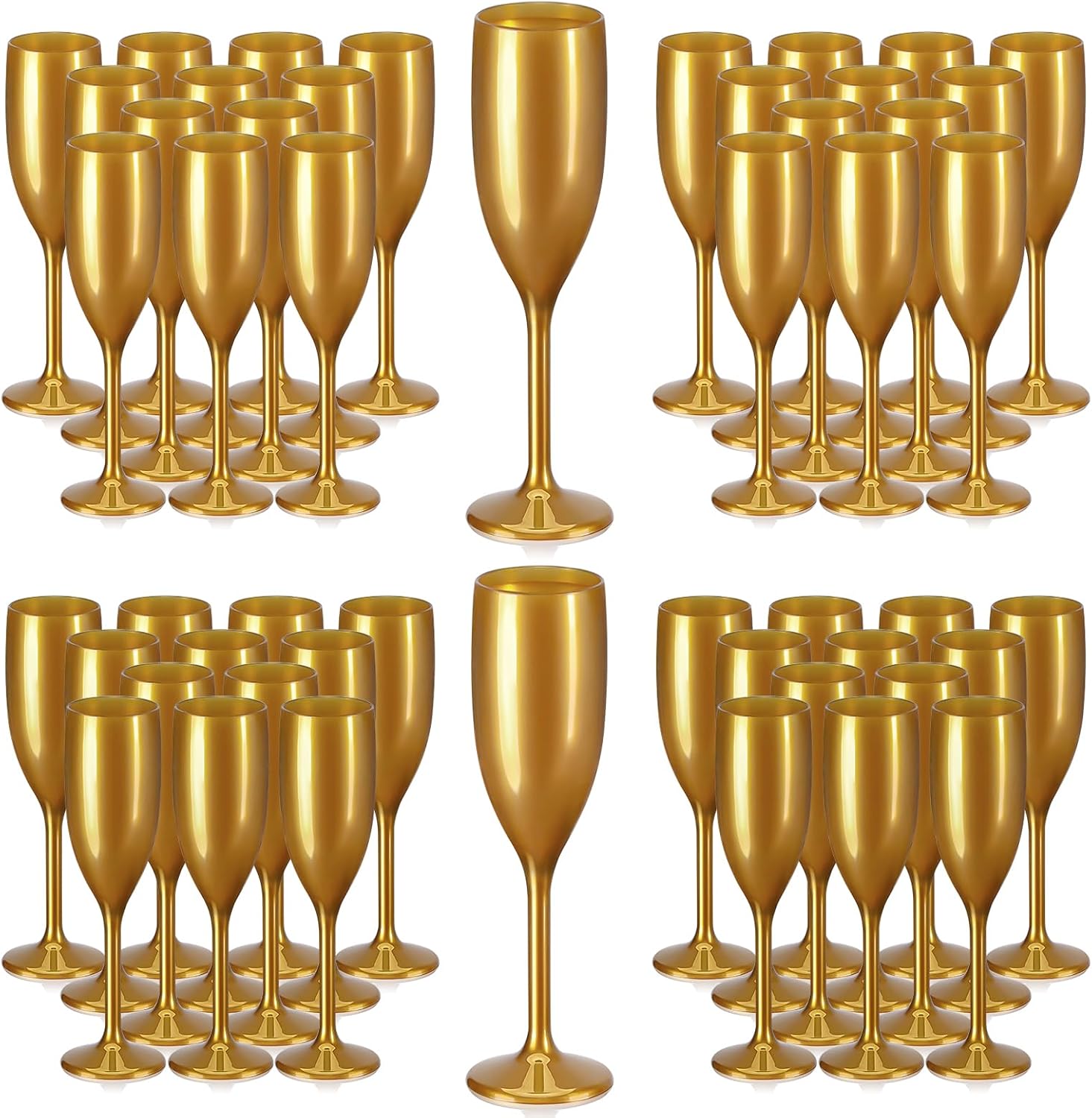 XUWAIDSGN Acrylic Champagne Flutes Toasting Glasses Unbreakable Mimosa Bar Reusable Wine Glasses