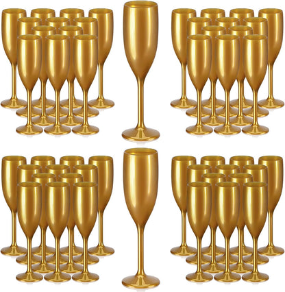 XUWAIDSGN Acrylic Champagne Flutes Toasting Glasses Unbreakable Mimosa Bar Reusable Wine Glasses